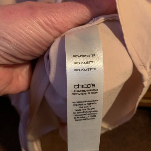 Brand new Chico's sleeveless swag top Size 2 Large - Picture 6 of 6